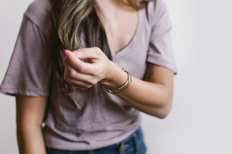 JOURNEY Triple Wrap Bracelet Black and Gold